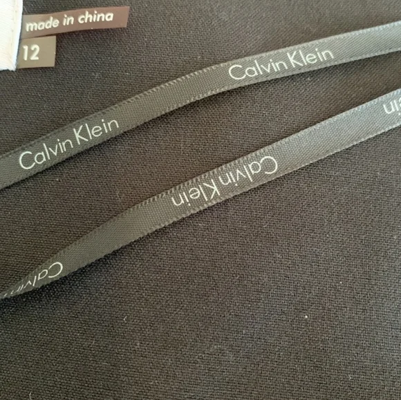 Calvin Klein Black Dress with Gold Zipper - Picture 4 of 4